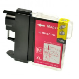 CARTUCCIA COMPATIBILE BROTHER LC980 XL ALTA CAPACITA’ COLORE MAGENTA