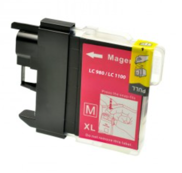 CARTUCCIA COMPATIBILE BROTHER LC980 XL ALTA CAPACITA’ COLORE MAGENTA